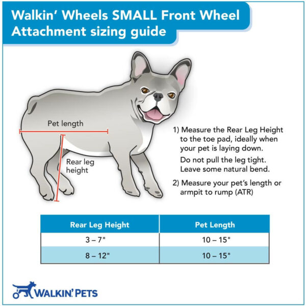 small front wheel measurement guide