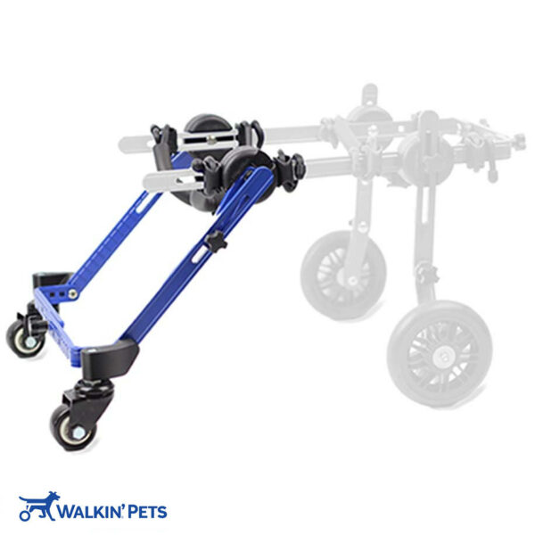 Front wheels for mini dog wheelchair